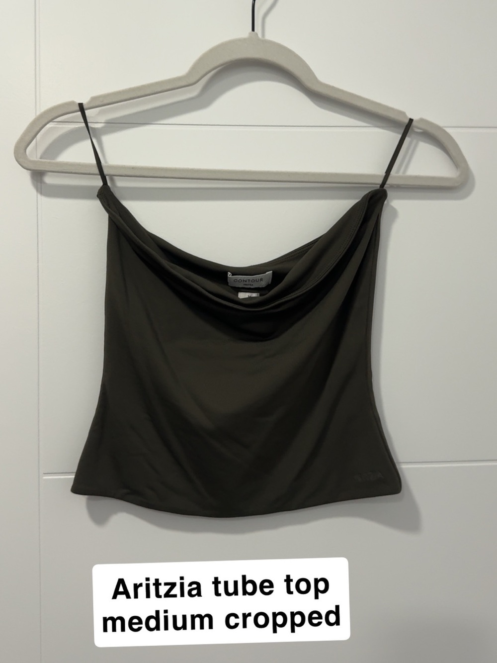 Aritzia Contour Olive Green Tank